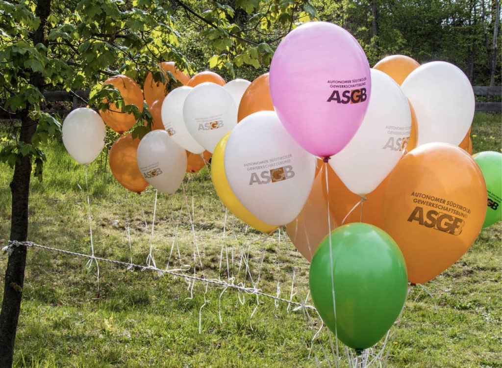 ASGB-Luftballon schaffte es bis nach Bayern
